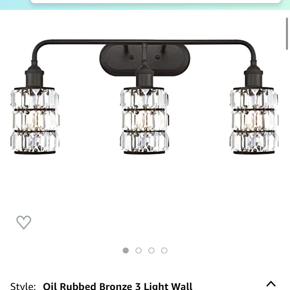 Westinghouse 3 light indoor wall fixture